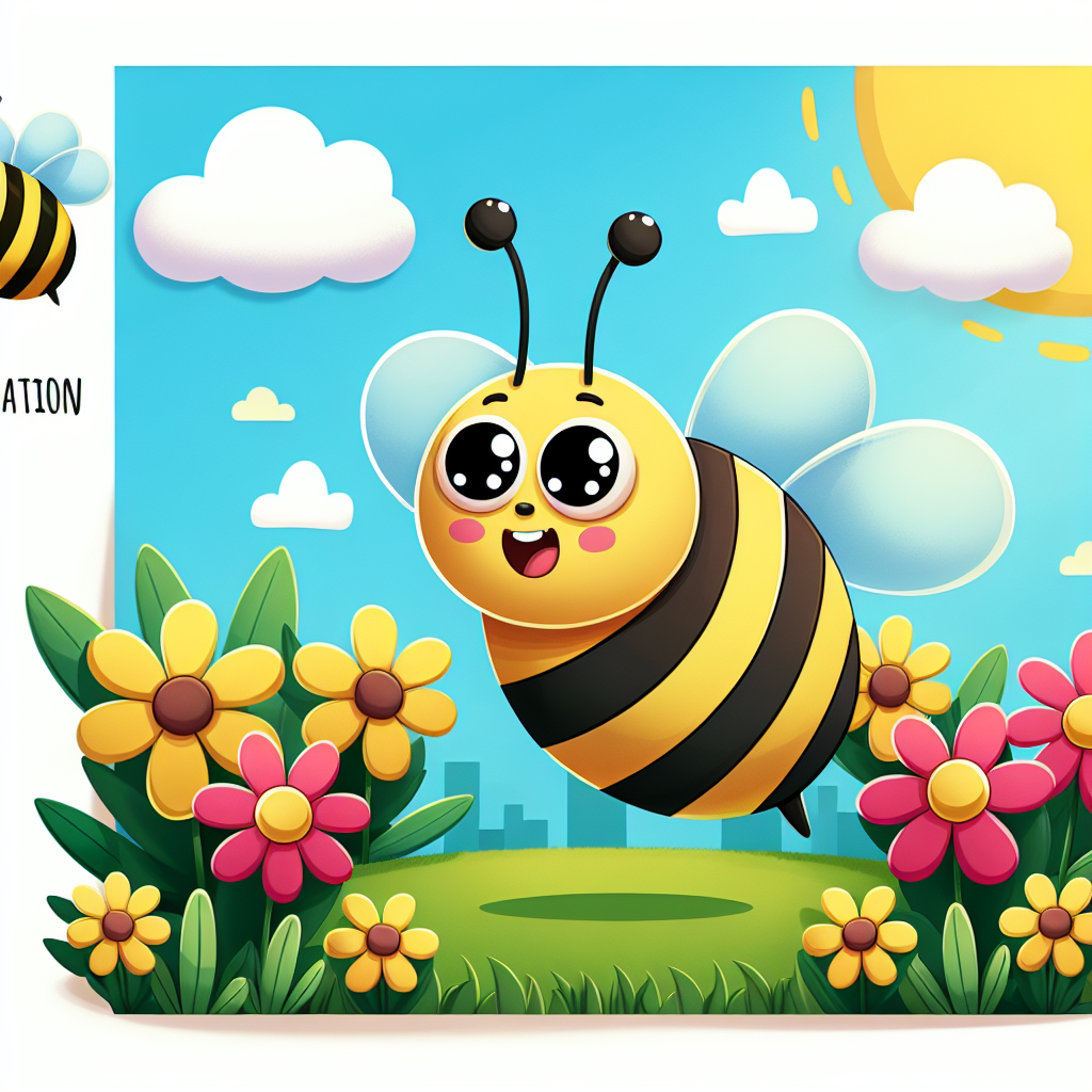 Bubbly Bubble Bee Paint By Numbers Art