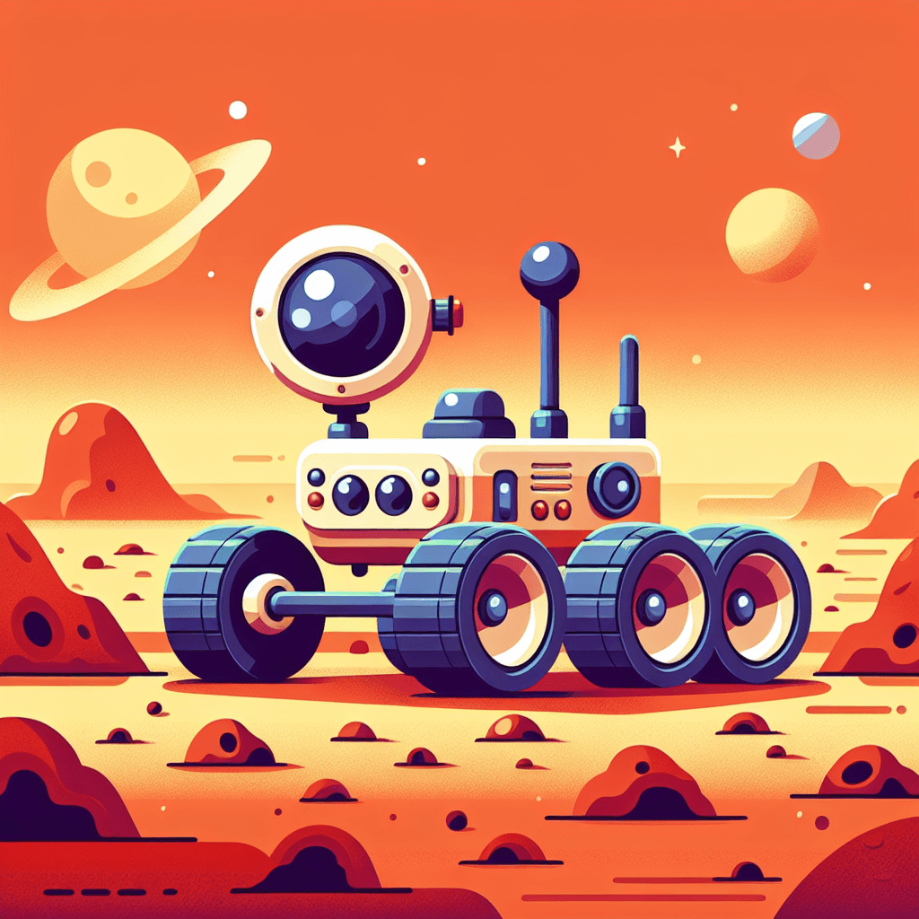 Space Rover Mission Paint By Number