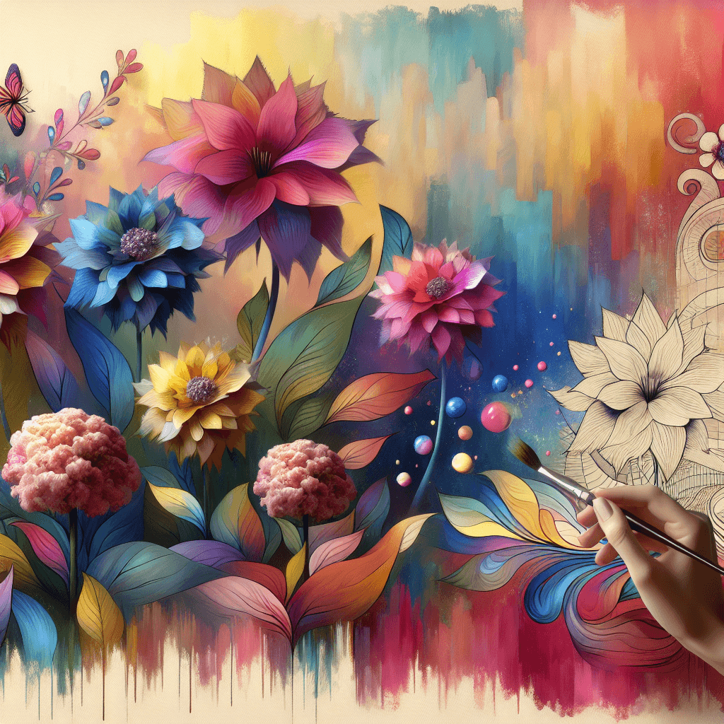 Floral Fantasy Bloom Paint By Number