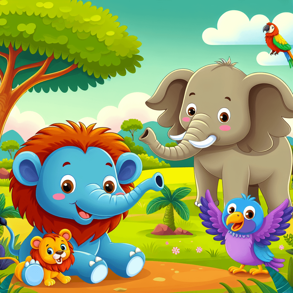 Adventure In The Animal Kingdom Paint By Numbers