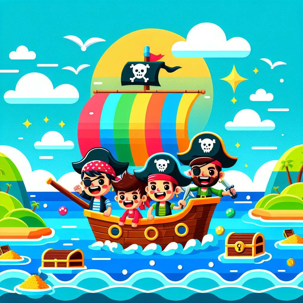 Charming Pirates DIY Paint By Numbers