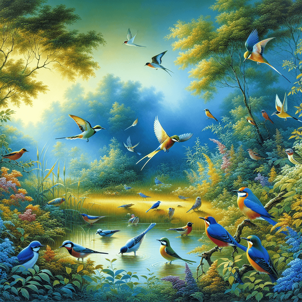 Birdsong Harmony Painting By Numbers Kit