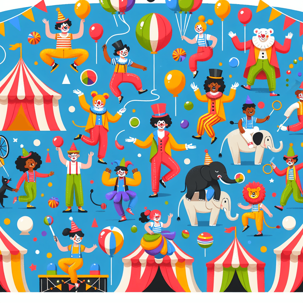 Fun Circus Painting By Numbers Kit
