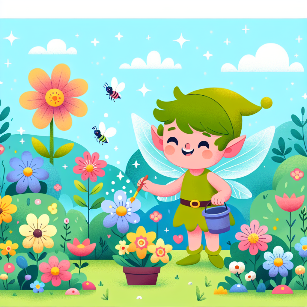 Garden Pixie Paint By Numbers Art