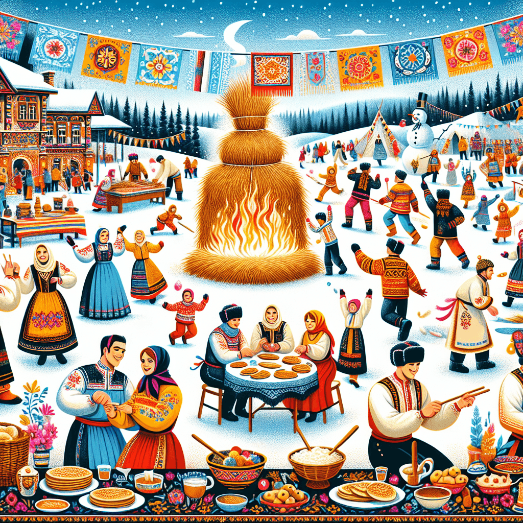 Maslenitsa Festival Painting By Numbers Kit
