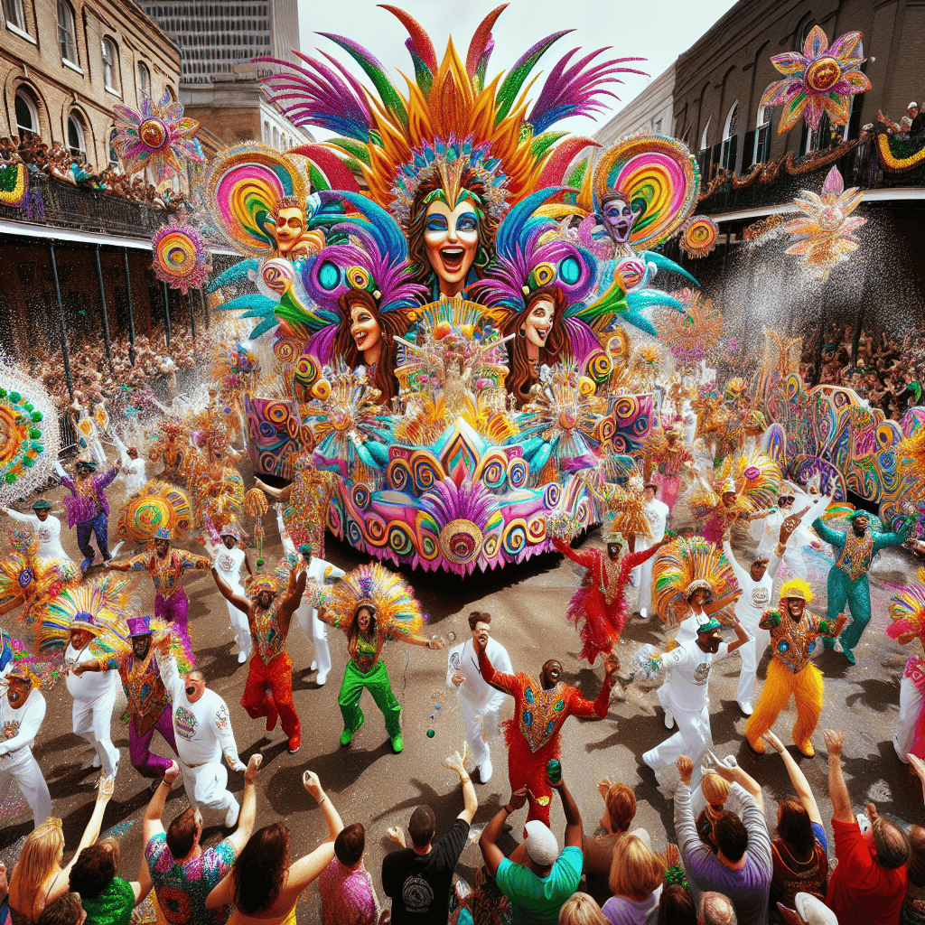 Mardi Gras In New Orleans Paint By Numbers