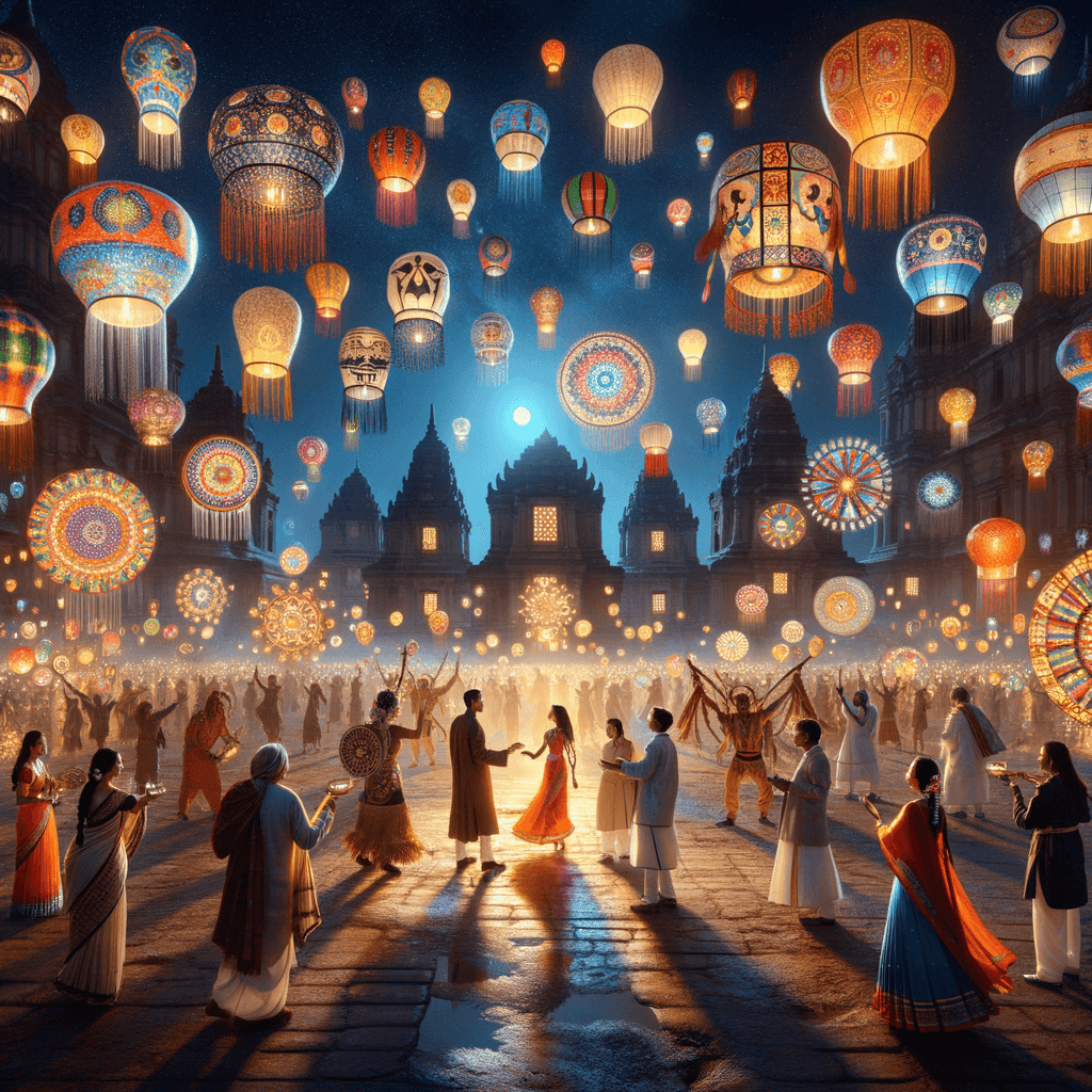 Luminous Lantern Festival - Taiwan Paint By Numbers