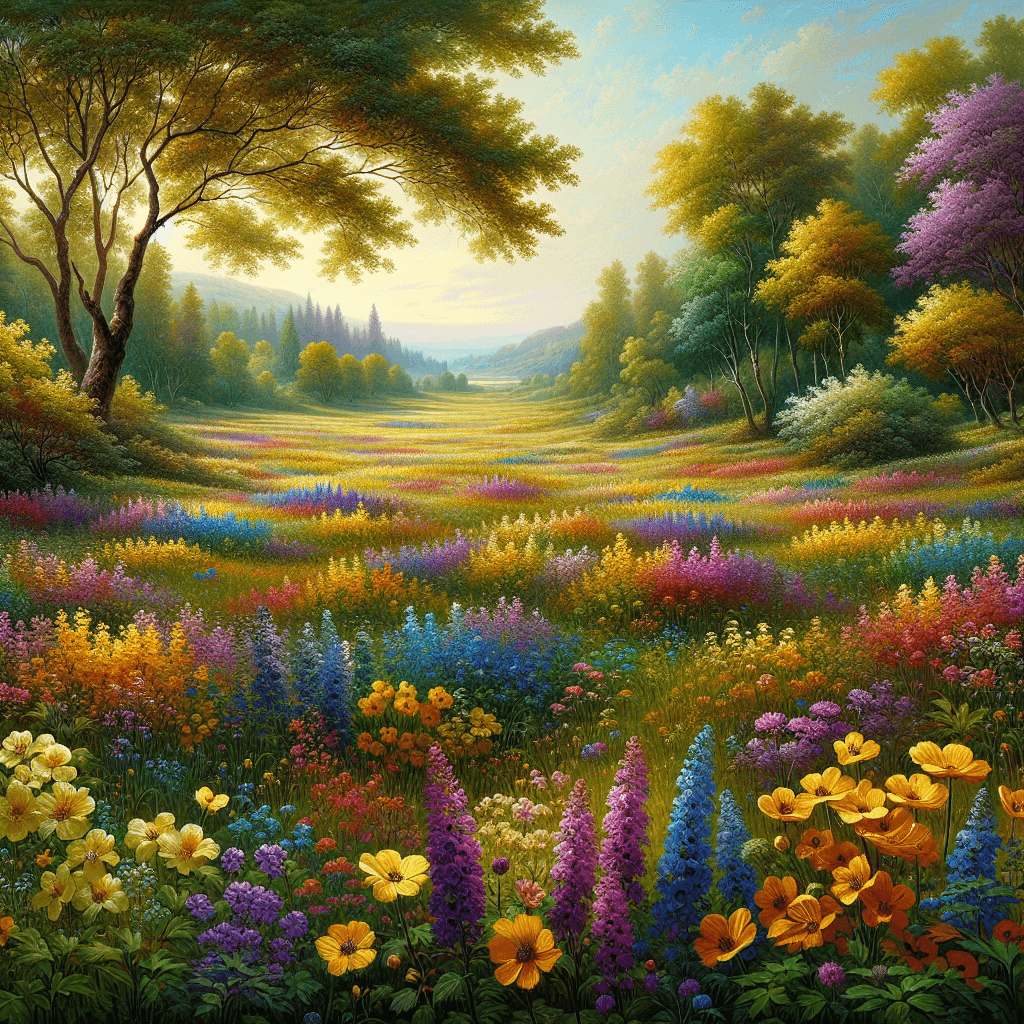 Regal Meadow Splendor Numbered Painting Kits