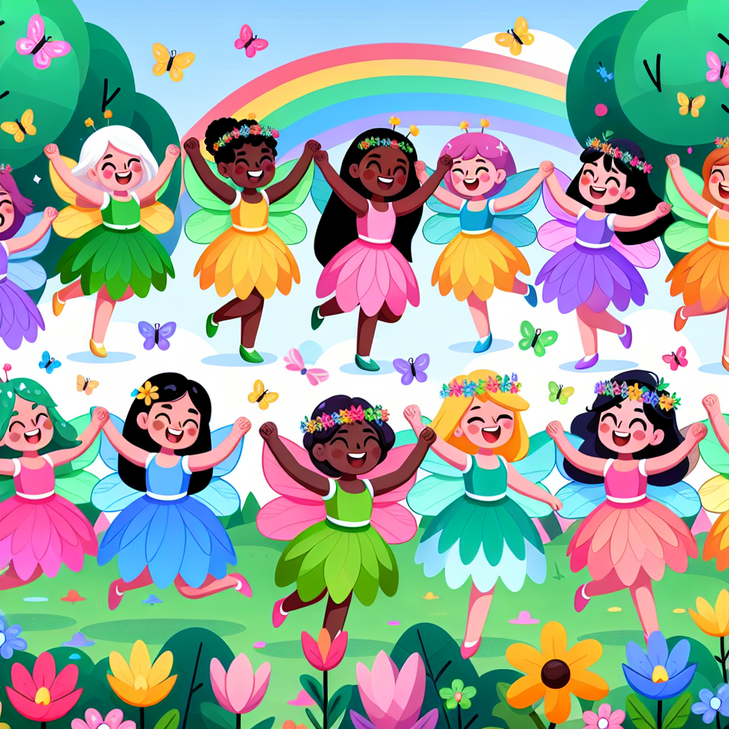 Cheerful Fairy Fiesta Paint By Numbers