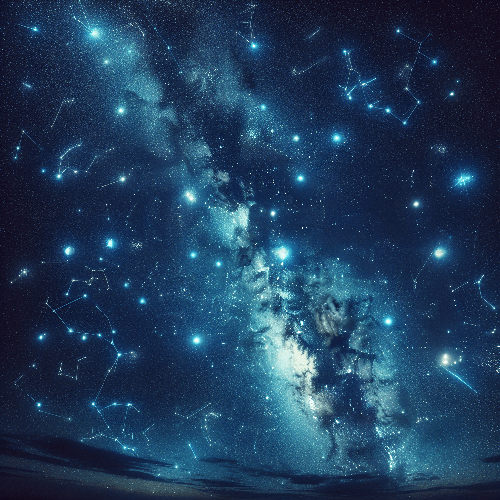 Astronomer's Night Sky DIY Paint By Numbers