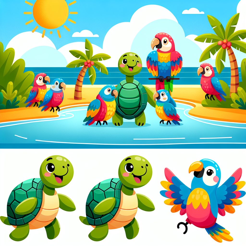 Tropical Lagoon Luau Paint By Numbers Art