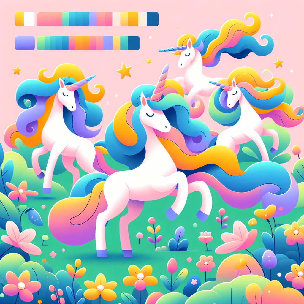 Majestic Unicorn Meadows Paint By Numbers