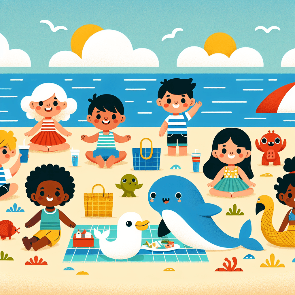 Seaside Picnic Adventure Numbered Painting Kits