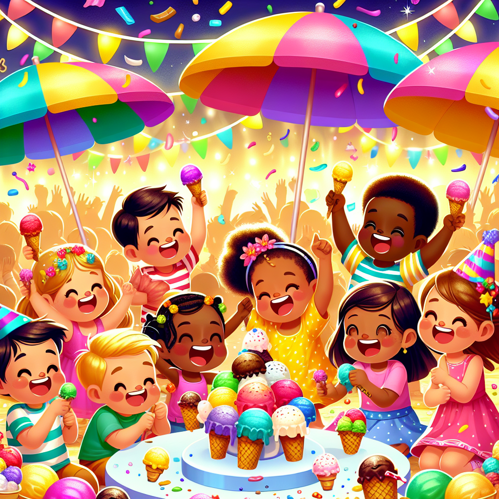 Fantastic Ice Cream Adventure Paint By Number
