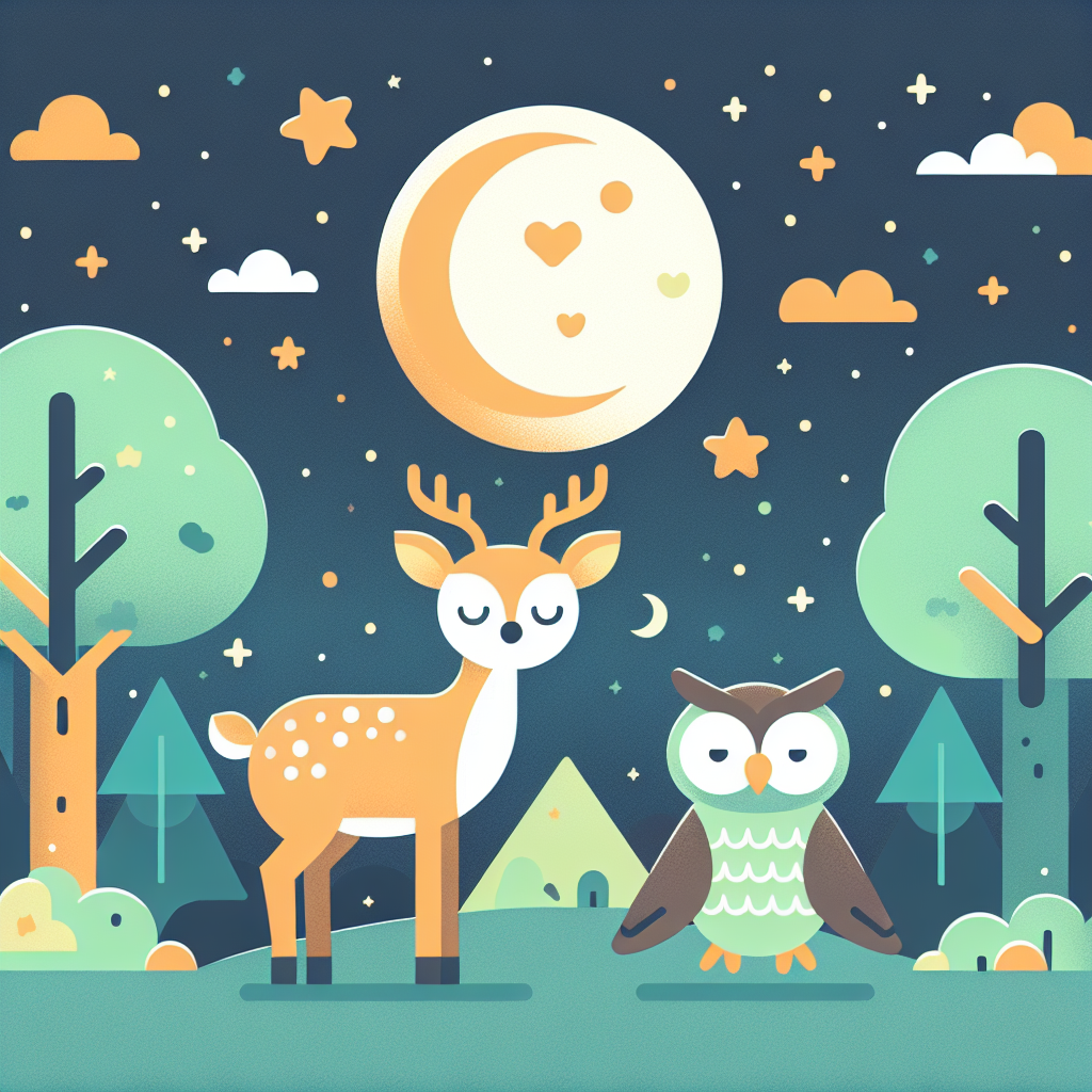 Moonlit Woodland Walk Paint By Numbers