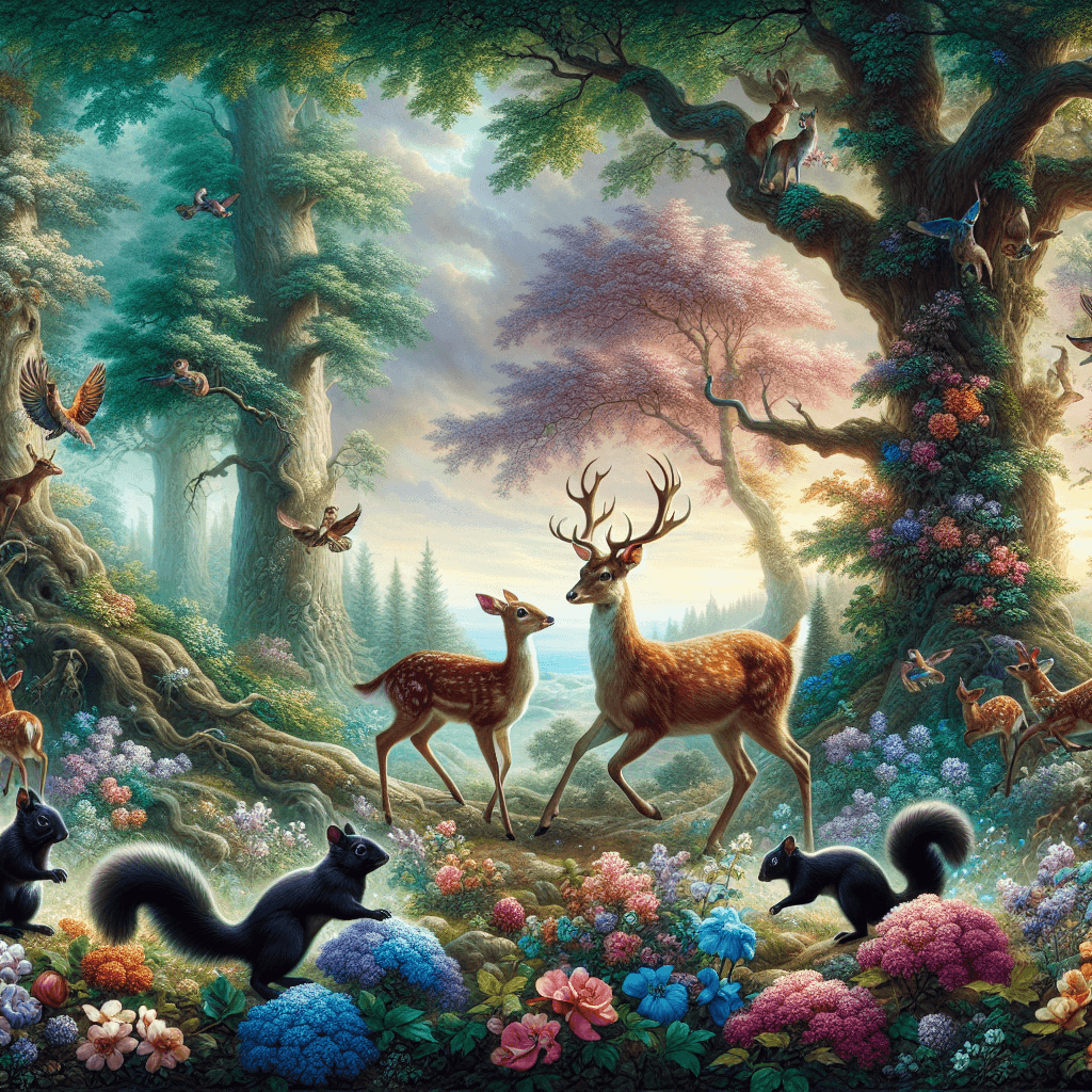Fairy Tale Woodland Realm Number Painting