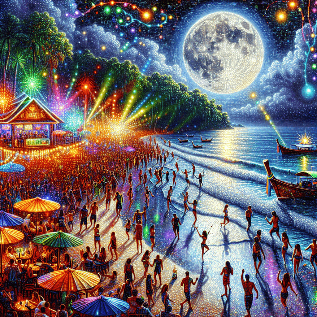 Full Moon Party - Thailand Paint By Color