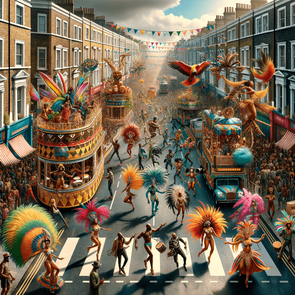 Carnival Of Notting Hill - England Painting By Numbers Kit