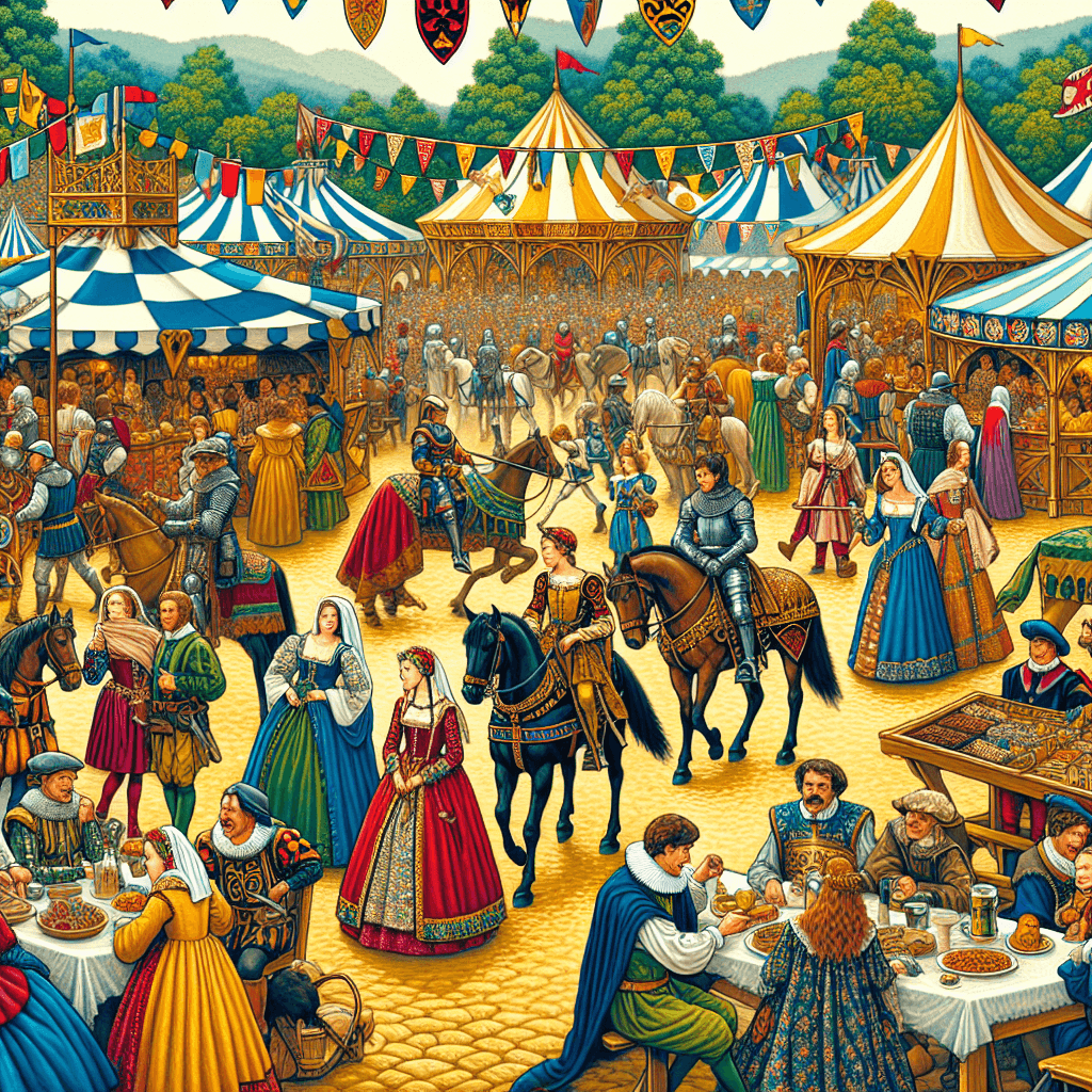 Scarborough Renaissance Festival - USA DIY Paint By Numbers