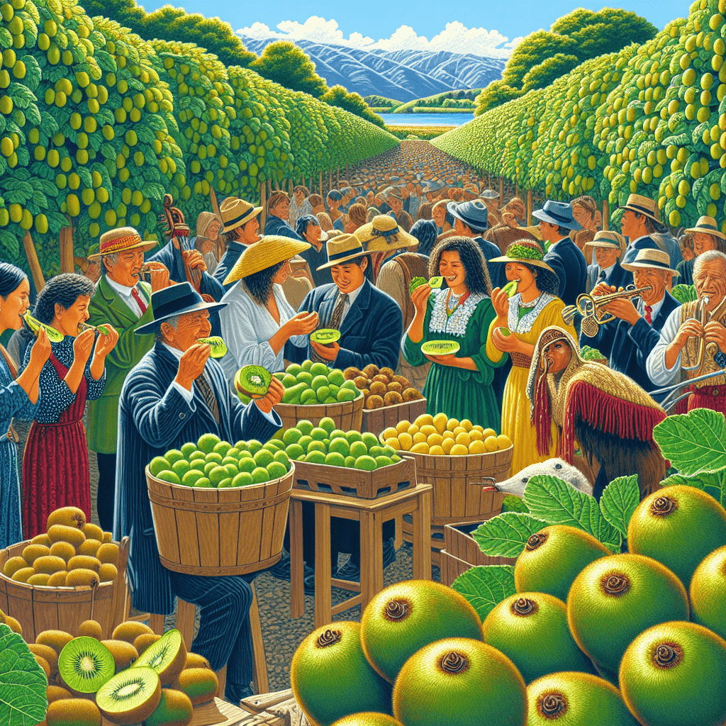 Kiwifruit Festival - New Zealand Paint By Number