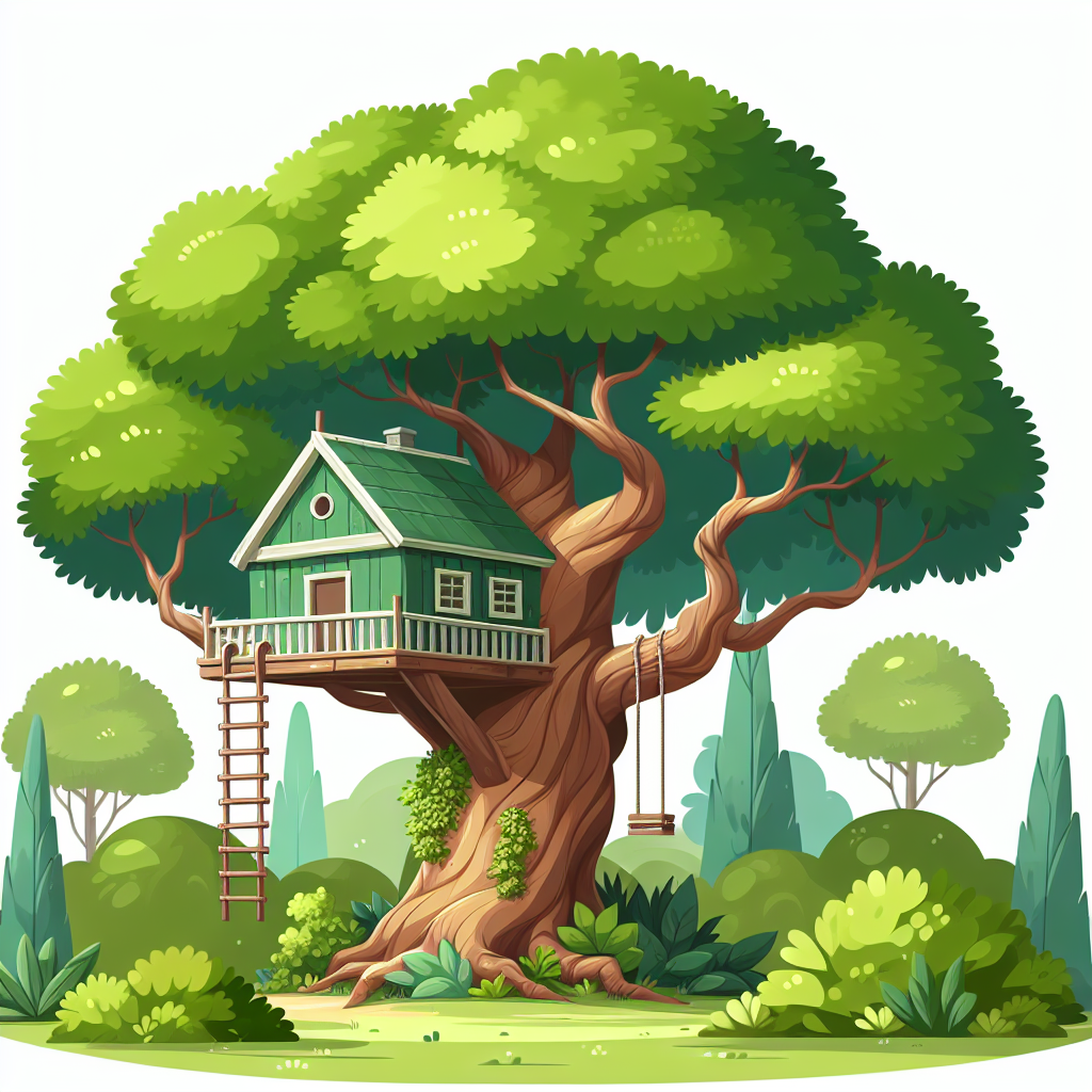 Treehouse Hideaway DIY Paint By Numbers