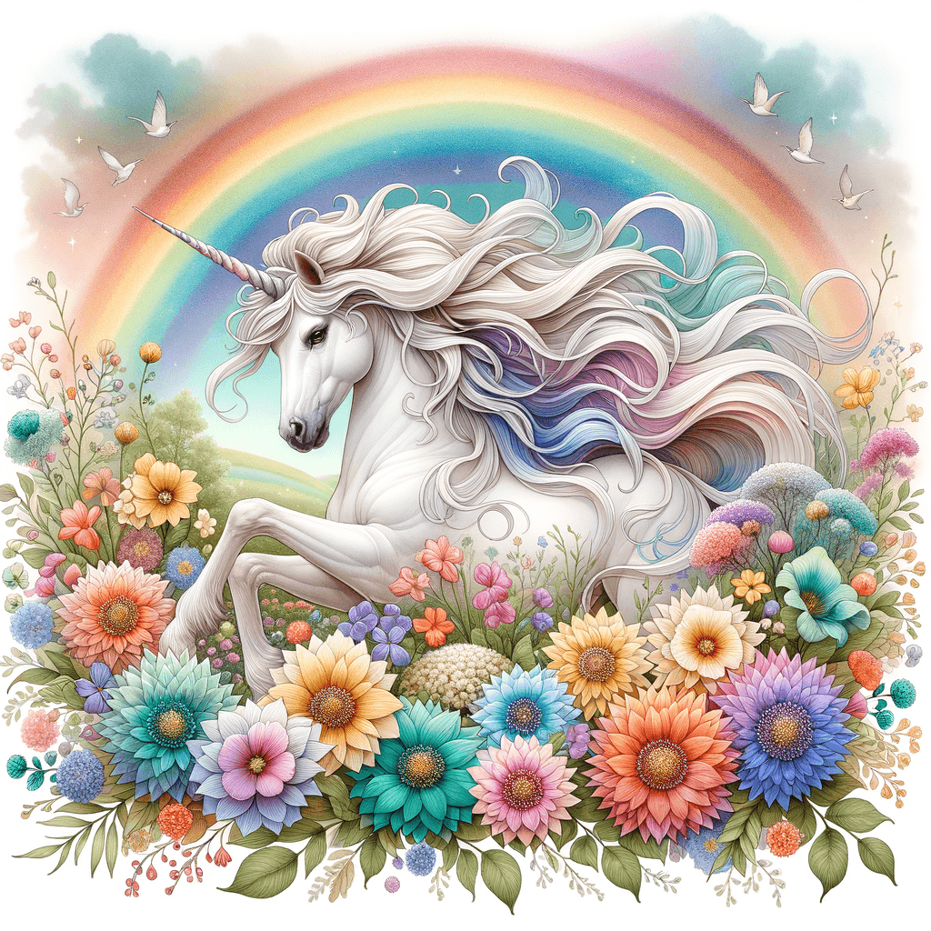 Fantasy Unicorn Painting Number Kit