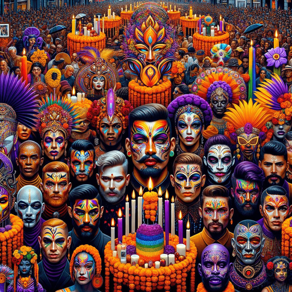 Dia De Los Muertos - Mexico City Paint By Numbers Kits