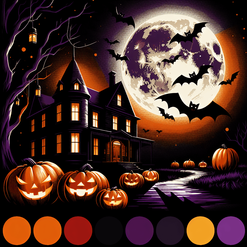 Halloween Spectacle Paint By Color