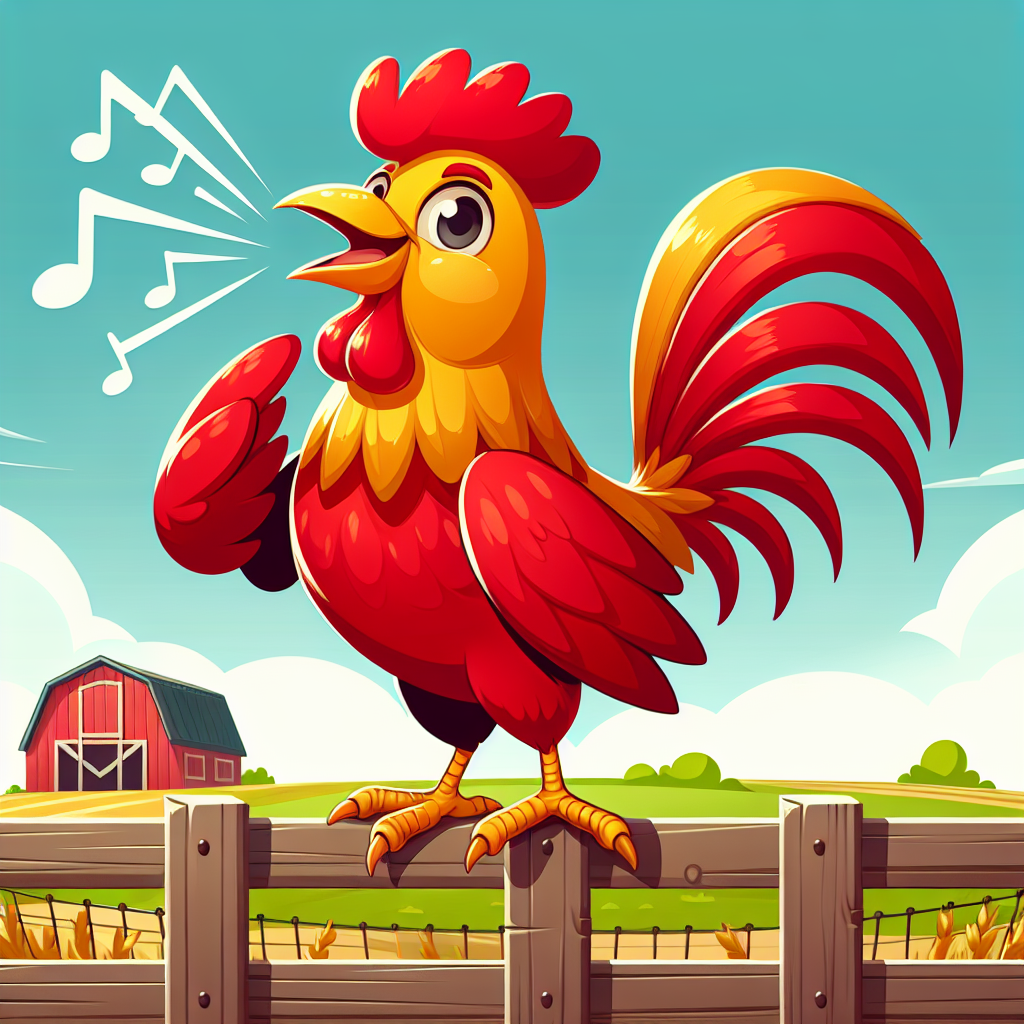 Singing Rooster Paint By Numbers Kits
