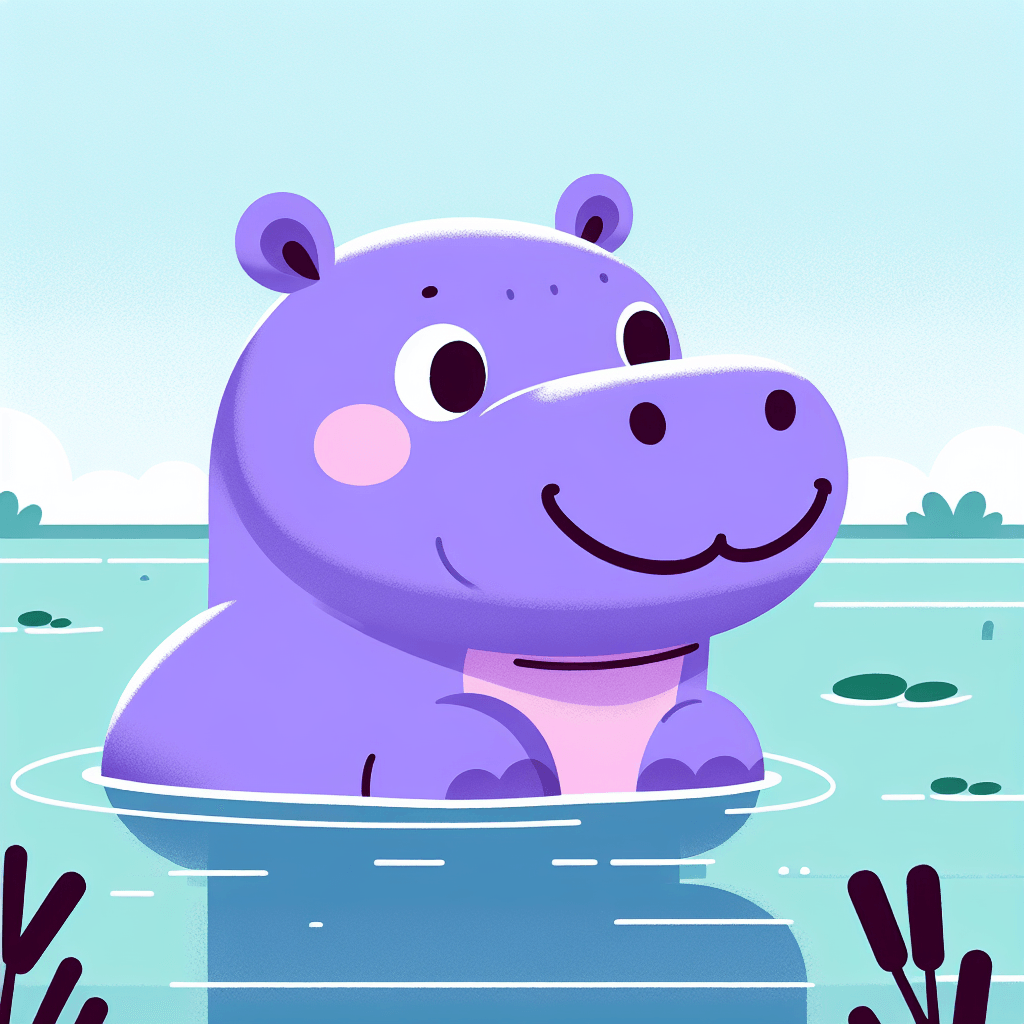 Happy Hippo Hideaway Paint By Numbers Kits