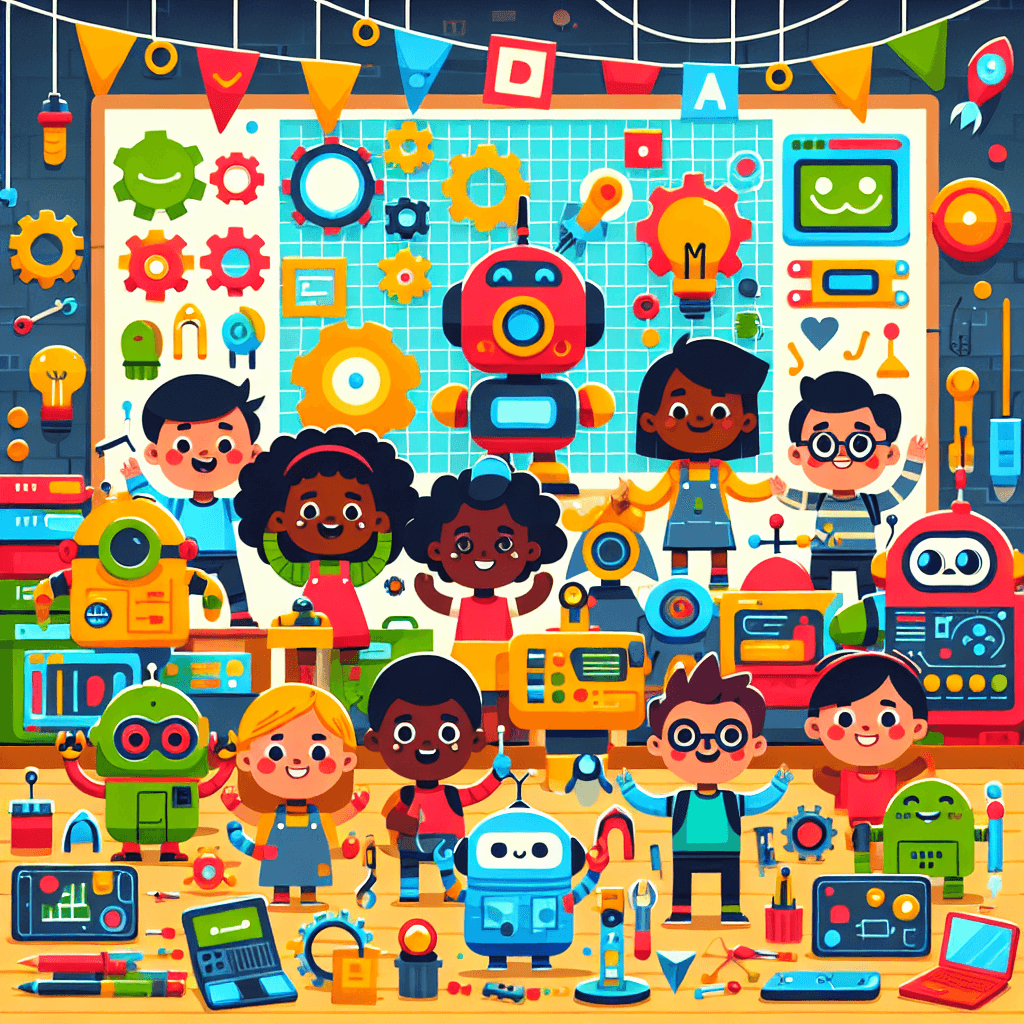 Robot Adventure Team Painting By Numbers Kit