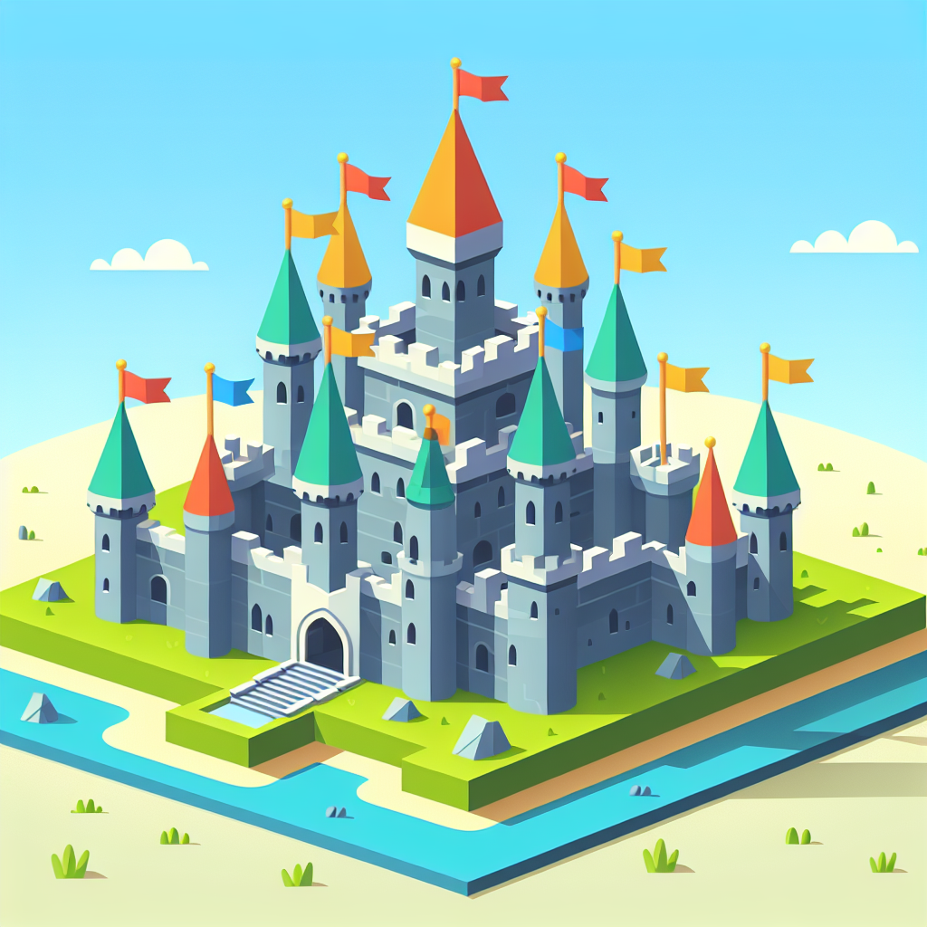 Fantasy Castle Builders Painting Number Kit