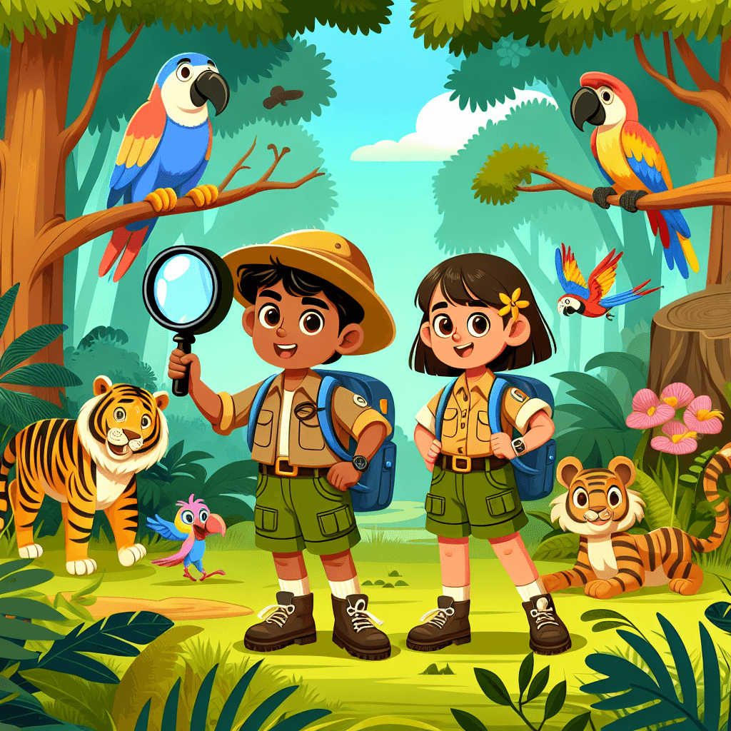 Jungle Wildlife Journey Painting By Numbers Kit