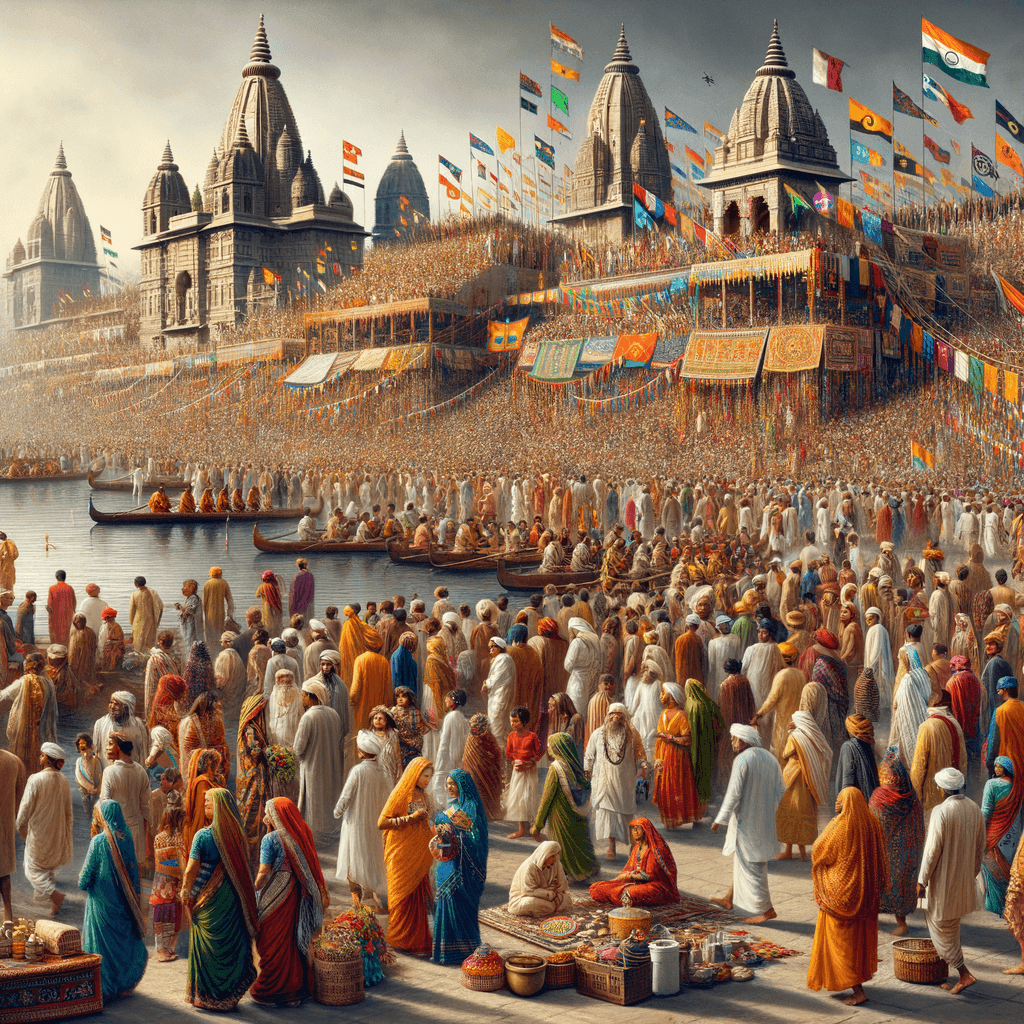 Kumbh Mela - India Paint By Number