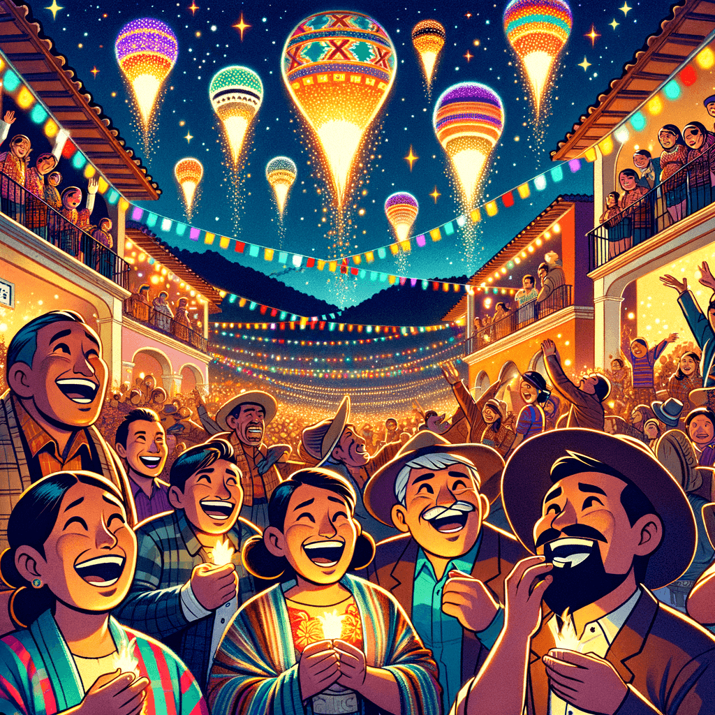 Balón Del Fuego - Guatemala Paint By Numbers Art