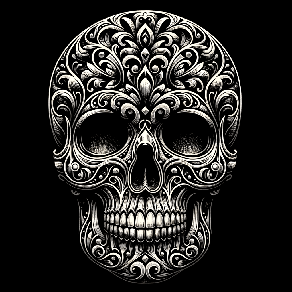 Gothic Skull Mystery Numbered Painting Kits