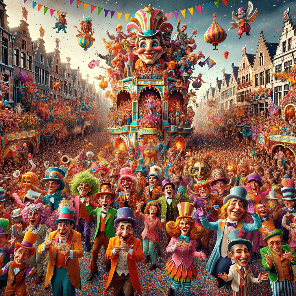 Carnival Of Aalst - Belgium Paint By Numbers Art