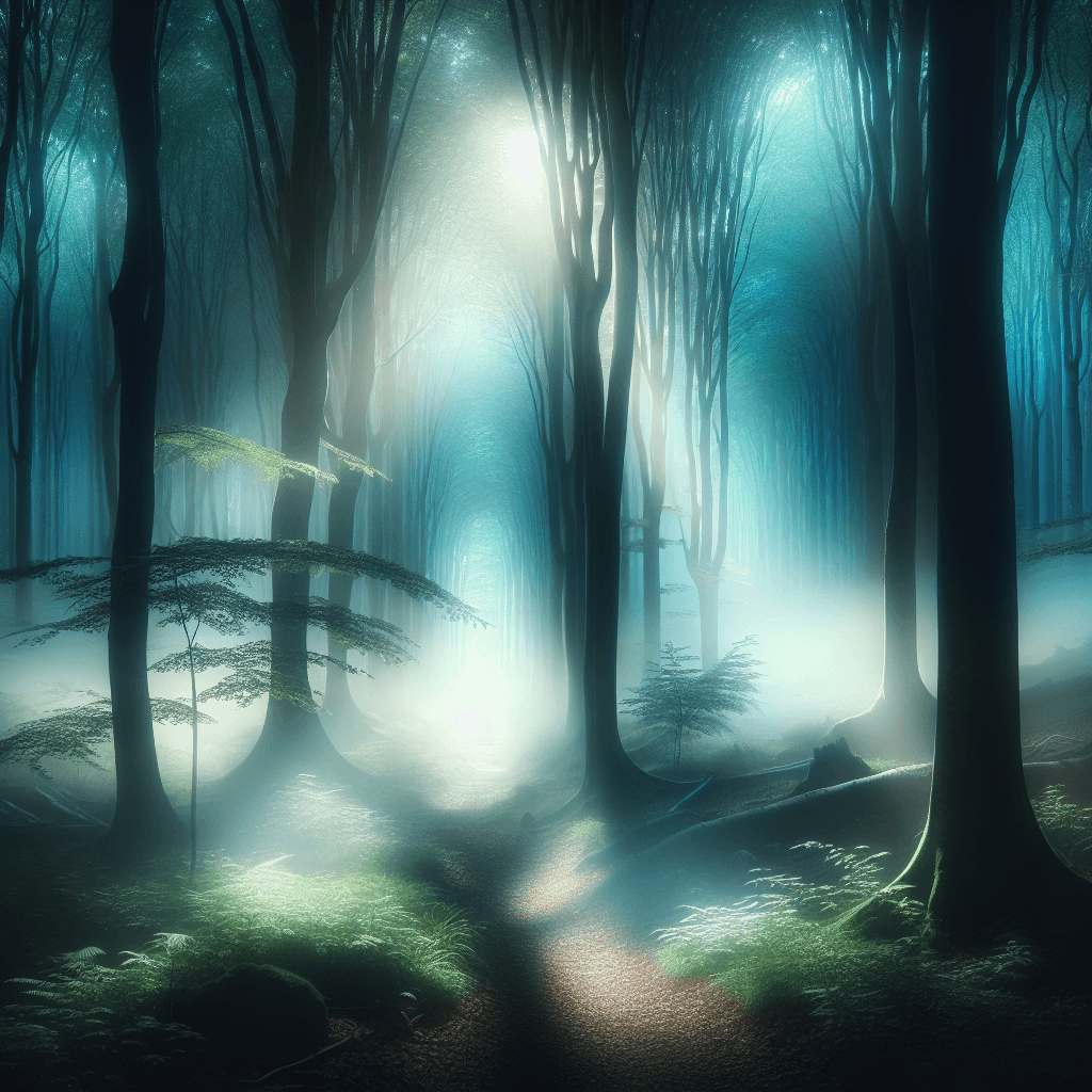 Ethereal Dream Forest Paint By Numbers Art