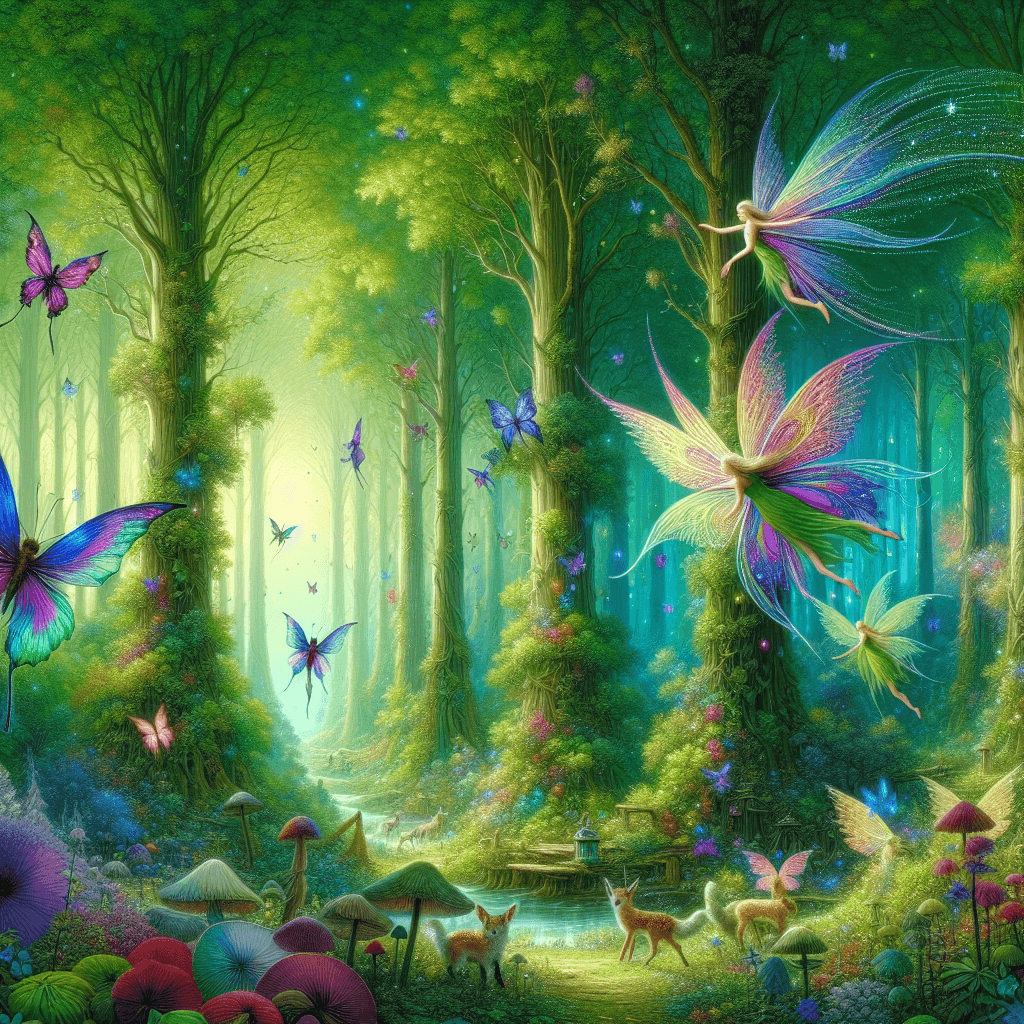 Forest Fairyland Numbered Painting Kits