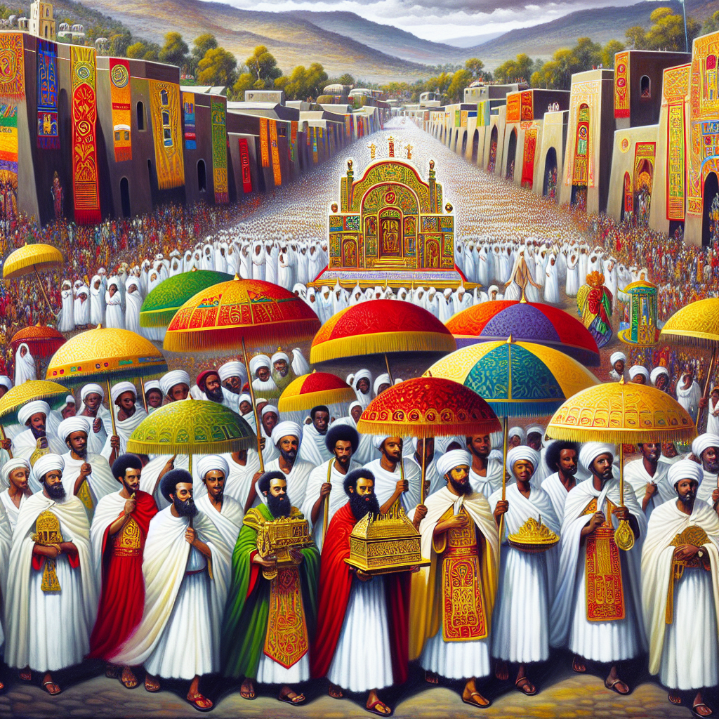 Timkat Festival - Lalibela Number Painting