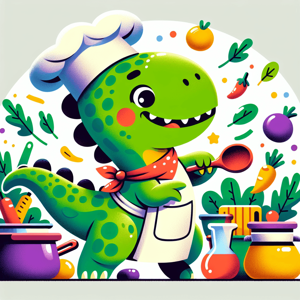 Silly Dino Chef Paint By Numbers Kits