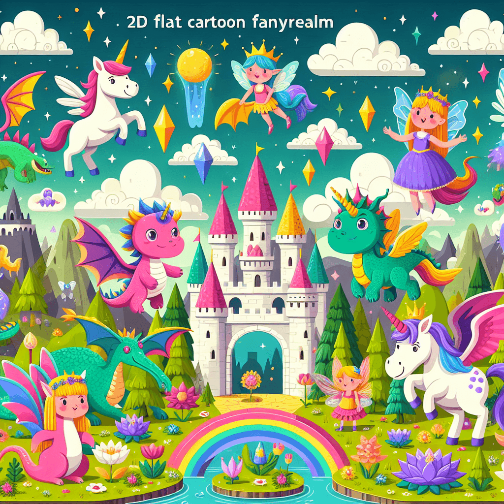 Colorful Fantasy Worlds DIY Paint By Numbers