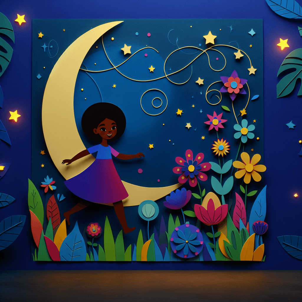 Magical Moon Garden Paint By Number