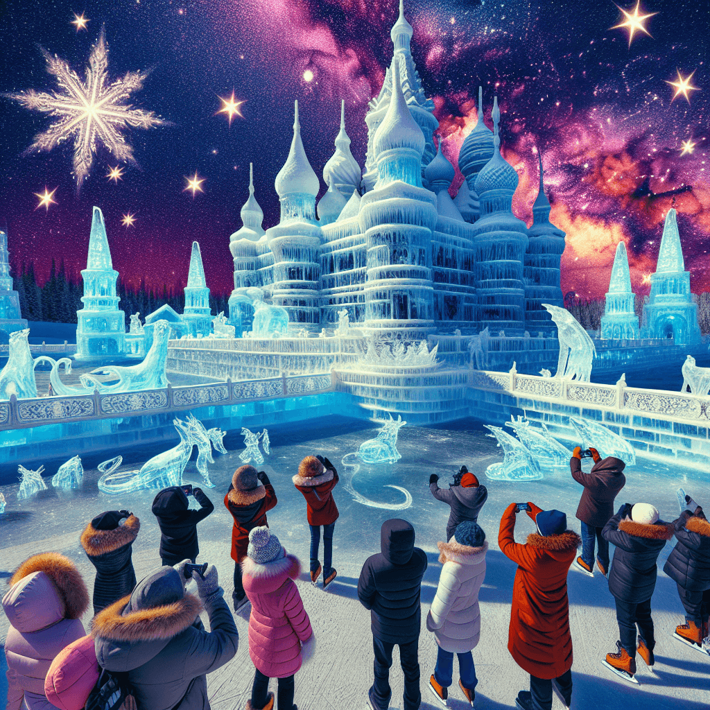 The Harbin Ice Festival Numbered Painting Kits