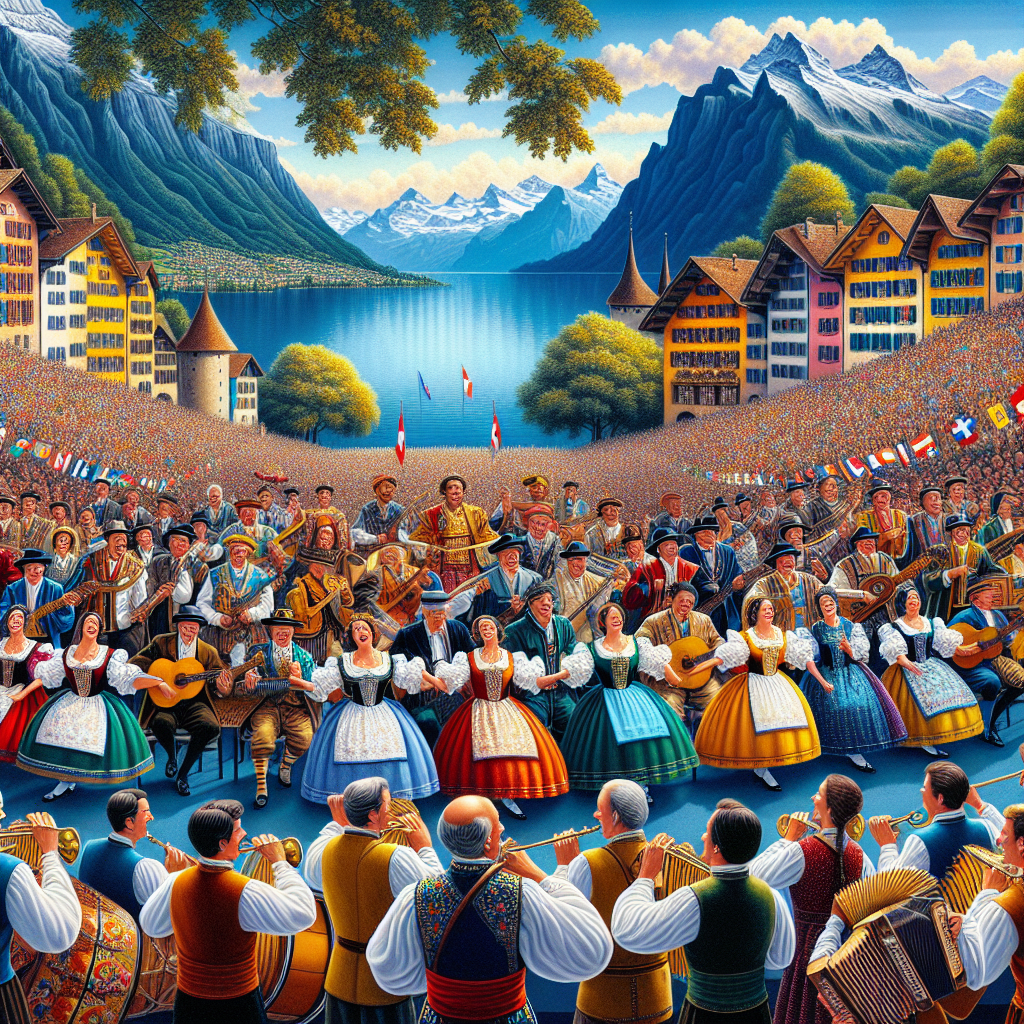 Fête Des Vignerons - Vevey, Switzerland Paint By Numbers Art