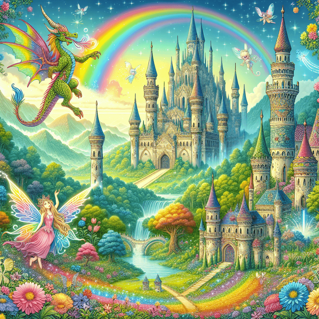 Fantasy Land For Young Adventurers Number Painting