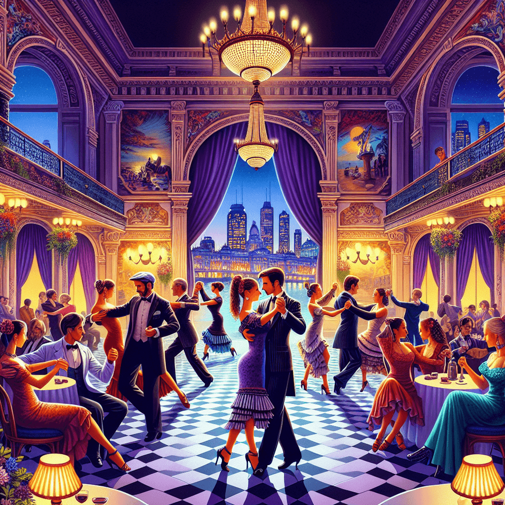 Tango Buenos Aires Festival - Argentina Painting Number Kit