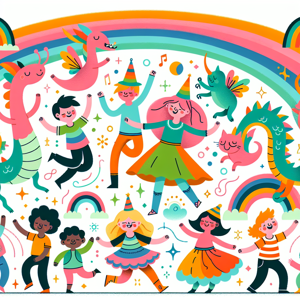 Rainbow Magic Land Paint By Numbers Art