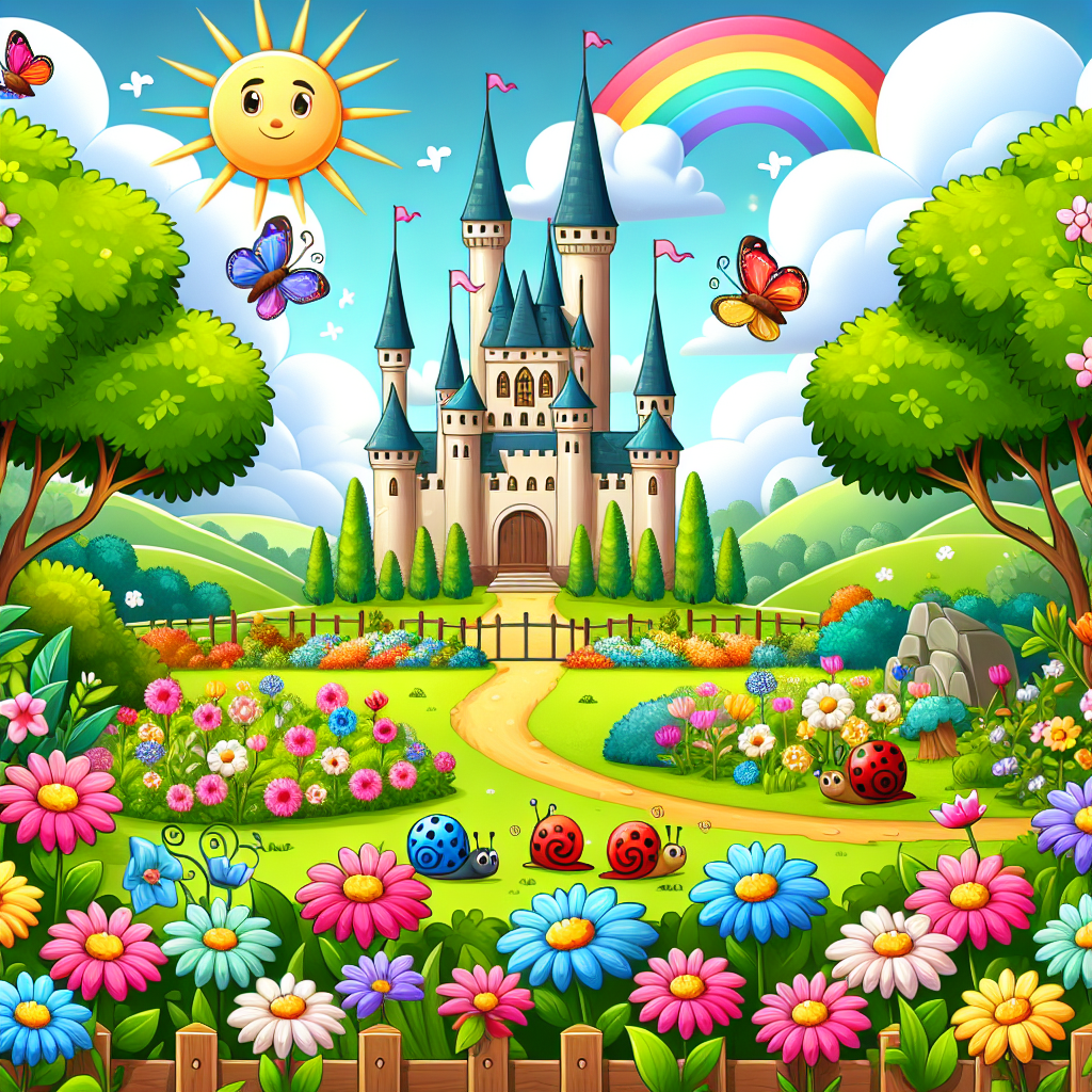 Charming Castle Gardens Paint By Color