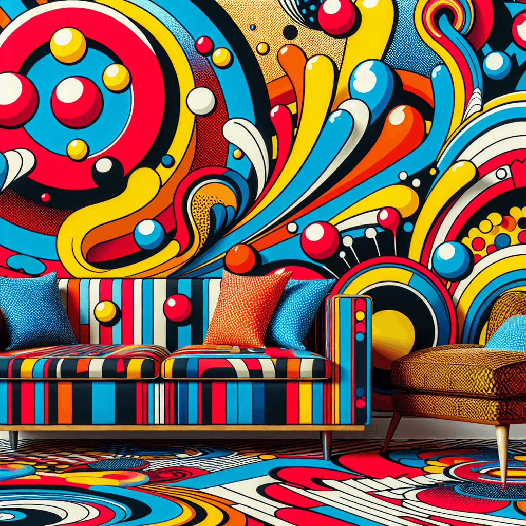 Retro Pop Art Burst Paint By Number